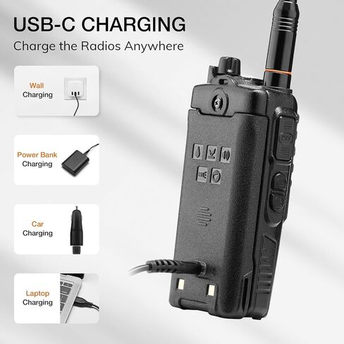 قامت Baofeng بترقية بطارية BL-9 2800 MAH USB-C مع كابل الشحن ، وبطارية بديلة للراديو ثنائية الاتجاه لـ UV-9R ، و UV-9G ، و GT-3WP ، و UV-9R Pro ، و GMRS-9R ، و Black (مع منفذ USB-C) in Kuwait