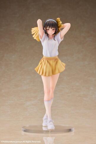 Cheerleader Misaki Illustrated by Jonsun, Limited Edition with Bonus Item, Total Height Approx. 9.8 inches (250 mm) (Base Included) PVC and ABS 1/6 Scale Complete Figure in Saudi Arabia