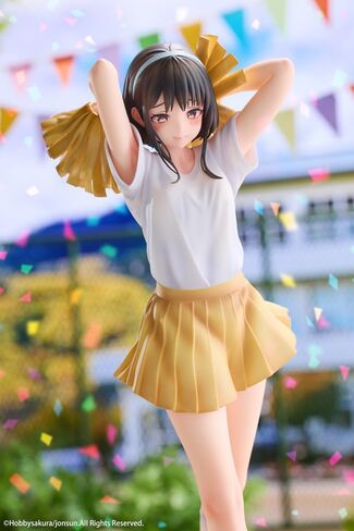 Cheerleader Misaki Illustrated by Jonsun, Limited Edition with Bonus Item, Total Height Approx. 9.8 inches (250 mm) (Base Included) PVC and ABS 1/6 Scale Complete Figure in Saudi Arabia