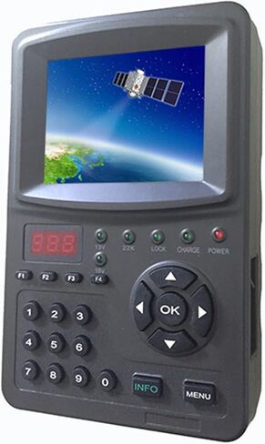 مكتشف الأقمار الصناعية الرقمية ، مكتشف الأقمار الصناعية الرقمية KPT 968HD متر 3.5 TFT LED DVB-S2 DVB-S SAT SAT MPEG-4 1080P Full HD Portable Satfinder KPT-968G in Kuwait