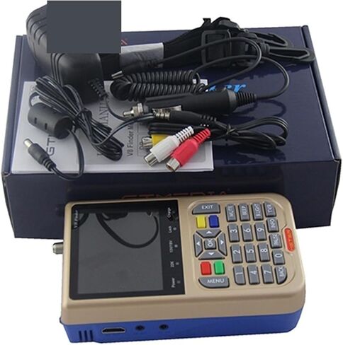 Finder Digital Satellite Finder ، V8 Finder Meter (V-73HD) 1080p الإصدار HD Meterdigital Convector Coken in Kuwait