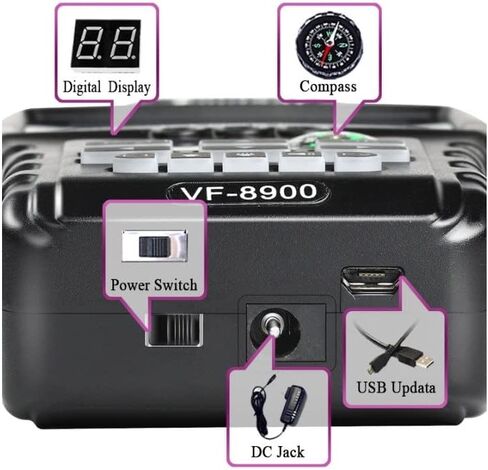 Finder Digital Satellite ، FF-8900 SAT Finder لمستقبل الأقمار الصناعية DVB S2/DVB S DISH Satfinder Compass Satellite Search Meter Search ، Matelite Meter in Kuwait