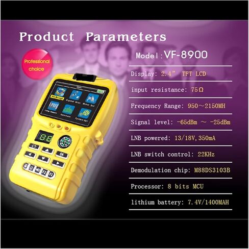 Finder Digital Satellite ، FF-8900 SAT Finder لمستقبل الأقمار الصناعية DVB S2/DVB S DISH Satfinder Compass Satellite Search Meter Search ، Matelite Meter in Kuwait