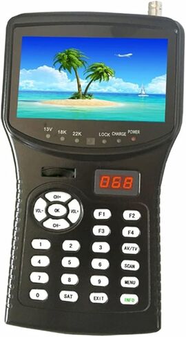 Digital Satellite Finder, Tv Tuner Satellite Receiver Skybox Player Camera Usb Dvb S/s2 Signal Box Core Finder Antenna Monitor,Satellite Finder Meter in Kuwait