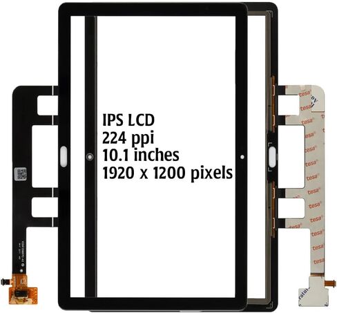 A-Mind لـ Huawei MediaPad M5 Lite 10 شاشة تعمل باللمس استبدال BAH2-L09 ، BAH2-W09 ، BAH2-W19 Panel Glass Assembly ، مع أدوات إصلاح مجانية (أسود) in Saudi Arabia