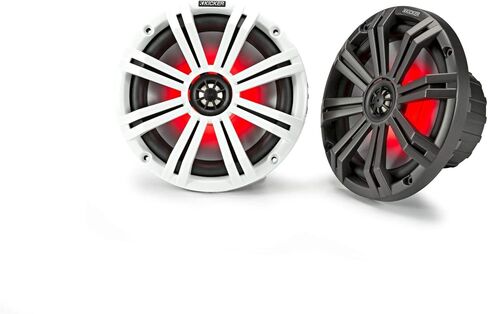 KICKER 8 Inch KM-Series Marine Speaker Bundle KM84LCW with KMLC LED Remote in Saudi Arabia