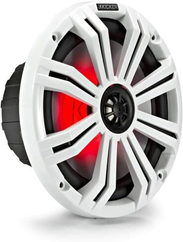KICKER 8 Inch KM-Series Marine Speaker Bundle KM84LCW with KMLC LED Remote in Saudi Arabia