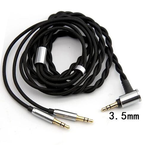 HE400SE Balanced Cable Compatible with Hifiman Sundara HE4XX HE-350 HE1000 HE560 4.4mm to Dual 3.5mm Works on Sony WM1A NW-ZX505 Digital Music Players(4.4mm) in Kuwait