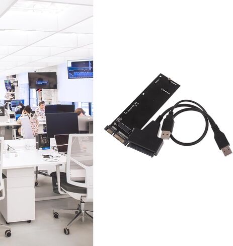 7+17 PIN ADAPTER ل A1466 A1465 A1398 A1425 2012 SSD إلى بطاقة محول 22PIN 22PIN مع كابل USB A1465 in Saudi Arabia