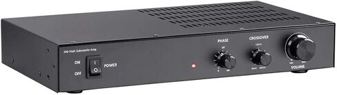 Monoprice SWA-200 Subwoofer Amplifier - 200 Watt with Crossover, Phase Control, Black in Saudi Arabia