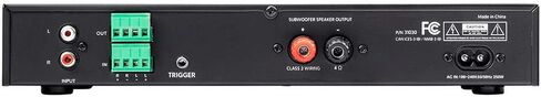 Monoprice SWA-200 Subwoofer Amplifier - 200 Watt with Crossover, Phase Control, Black in Saudi Arabia
