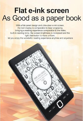 قارئ Tangxi e Book ، قارئ إلكتروني محمول مع شاشة حبر 6 بوصة ، وذاكرة RAM بحجم 68 ميجابايت ، وذاكرة RAM 8GB ، و NO GAN in Saudi Arabia