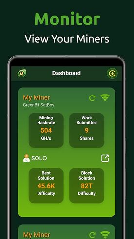 Satboy Silent Bitcoin Miner – 450GH/s Fanless ASIC | App-Controlled, No Moving Parts, Home BTC Miner - US Plug in Kuwait