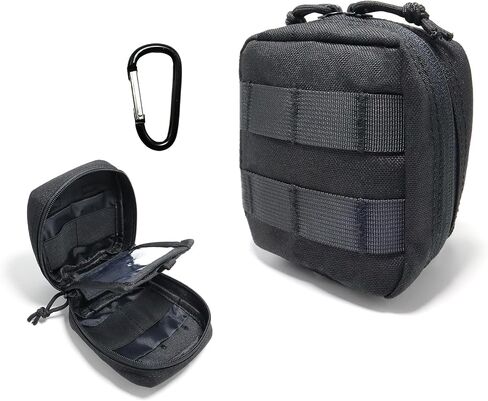 Mini Tactical Molle Compact Ammo Pouch - General Purpose Admin Pouches Small Admin Molle Pouches EDC Tool Utility Multi-Purpose Waist Belt Pouch in Saudi Arabia