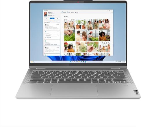 Lenovo IdeaPad Flex 5i - (2023) - دفتر ملاحظات يومي - كمبيوتر محمول 2 -in -1 - Windows 11-14 "عرض شاشة اللمس Wuxga - ذاكرة 8 جيجابايت - تخزين 256 جيجا بايت - Intel Core I5-1335U - Arctic Gray (متجدد) in Kuwait