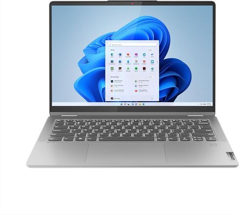 Lenovo IdeaPad Flex 5i - (2023) - دفتر ملاحظات يومي - كمبيوتر محمول 2 -in -1 - Windows 11-14 "عرض شاشة اللمس Wuxga - ذاكرة 8 جيجابايت - تخزين 256 جيجا بايت - Intel Core I5-1335U - Arctic Gray (متجدد) in Kuwait