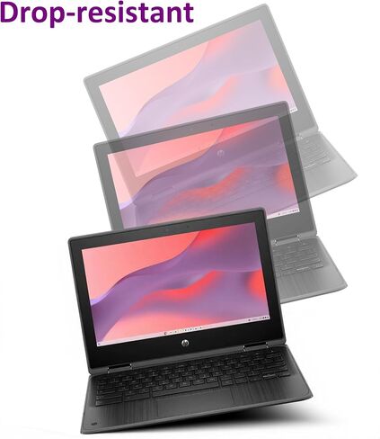 HP Chromebook 11 X360 EE Fortis Pro 2-in-1 Laptop (11.6 "شاشة تعمل باللمس ، ذاكرة الوصول العشوائي 8 جيجا بايت ، تخزين 128 جيجا بايت ، Intel N4500) ، مقاومة للانسكاب ومقاومة للتسرب ، قابلة للتحويل ، الطلاب ، الأعمال ، المنزل ، كاميرا الويب ، OS Chrome OS in Kuwait