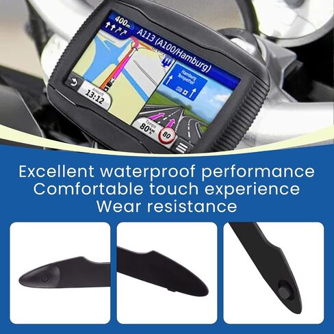 زر الطاقة المطاط البديلة متوافق مع سلسلة Garmin Zumo 3xx لـ 340 345 350 390 395LM in Saudi Arabia