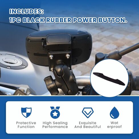زر الطاقة المطاط البديلة متوافق مع سلسلة Garmin Zumo 3xx لـ 340 345 350 390 395LM in Saudi Arabia