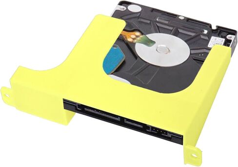 قوس تصاعد SSD HDD ، محول محرك أقراص ثابتة من 2.5 إلى 3.5 بوصة ، محول علبة SSD ، شريحة مطبوعة ثلاثية الأبعاد ، لوحدة التحكم SCPH 30000 SPH 50000 (أصفر) in Kuwait