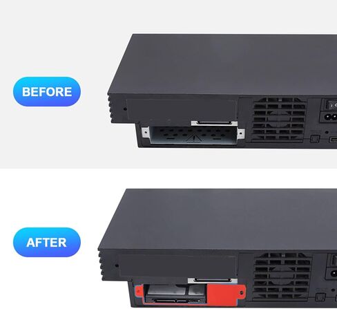 قوس تصاعد SSD HDD ، محول محرك أقراص ثابتة من 2.5 إلى 3.5 بوصة ، محول علبة SSD ، شريحة مطبوعة ثلاثية الأبعاد ، لوحدة التحكم SCPH 30000 SPH 50000 (أصفر) in Kuwait