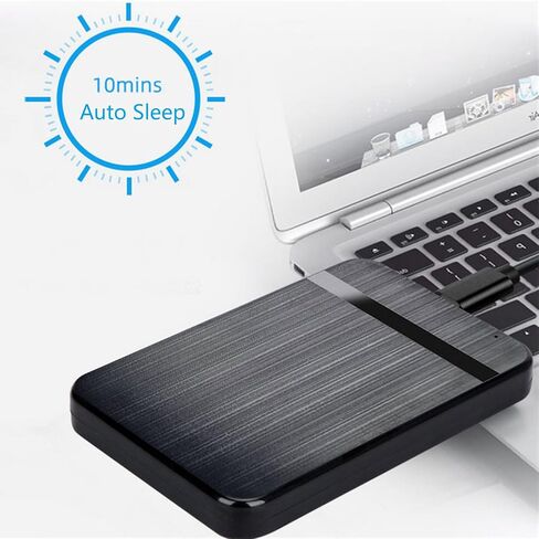 النوع C 2.5 بوصة SATA Mobile HDD Case مع كابل USB ، USB 3.0/2.0 إلى SATA حاوية محرك الأقراص الثابت in Kuwait