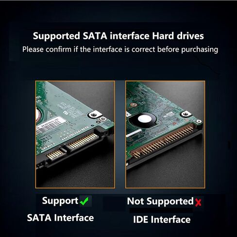 النوع C 2.5 بوصة SATA Mobile HDD Case مع كابل USB ، USB 3.0/2.0 إلى SATA حاوية محرك الأقراص الثابت in Kuwait