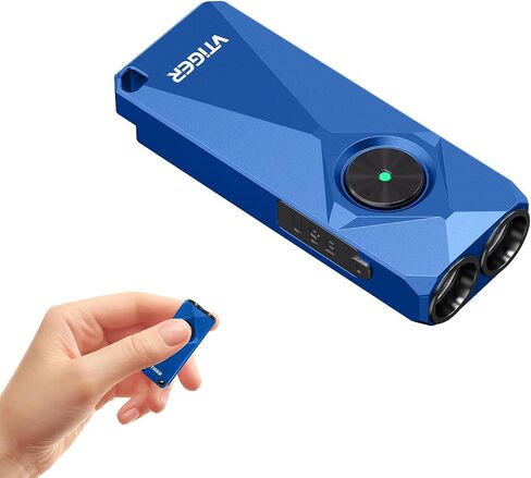 Vtiger K1 800 Lumens High Lumens سلسلة مفاتيح ، مصباح يدوي قابل لإعادة شحن EDC ، مصباح يدوي صغير مضغوط مع مصابيح جيب مغناطيسية ، مقطع مصغر للتخييم ، الطوارئ ، الحمل اليومي in Kuwait