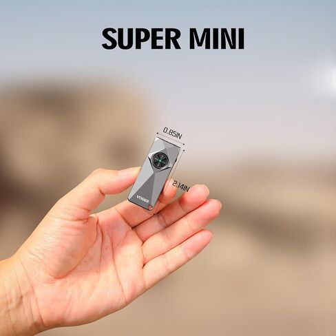Vtiger K1 800 Lumens High Lumens سلسلة مفاتيح ، مصباح يدوي قابل لإعادة شحن EDC ، مصباح يدوي صغير مضغوط مع مصابيح جيب مغناطيسية ، مقطع مصغر للتخييم ، الطوارئ ، الحمل اليومي in Kuwait