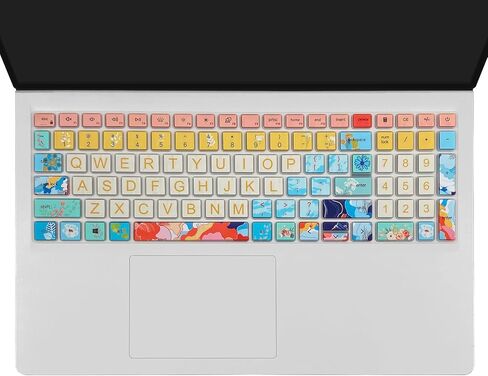 Keyboard Cover for Dell Inspiron 15 3000 5000 7000 3510 3511 3515 3525 3530 3535 5510 5515 5518 7510 15.6", Inspiron 16 7610, Vostro 15 3510 5510 5515, Latitude 3520, Litter Flowers in Saudi Arabia