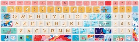 Keyboard Cover for Dell Inspiron 15 3000 5000 7000 3510 3511 3515 3525 3530 3535 5510 5515 5518 7510 15.6", Inspiron 16 7610, Vostro 15 3510 5510 5515, Latitude 3520, Litter Flowers in Saudi Arabia