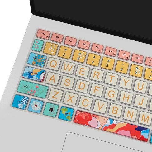 Keyboard Cover for Dell Inspiron 15 3000 5000 7000 3510 3511 3515 3525 3530 3535 5510 5515 5518 7510 15.6", Inspiron 16 7610, Vostro 15 3510 5510 5515, Latitude 3520, Litter Flowers in Saudi Arabia