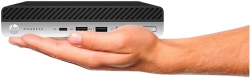 HP Elitedesk 800 G3 Mini Computer PC Desktop w/ 21.5" FHD Monitor, Intel i5-7500, 3.6GHz, 16GB DDR4 RAM, 512GB SSD, USB WiFi, Bluetooth, Displayport, Windows 11 Pro (Renewed) in Saudi Arabia