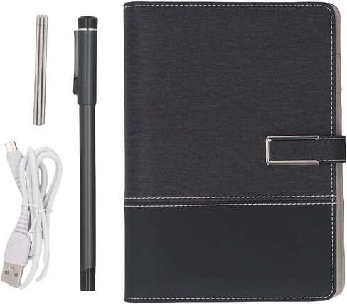 VBESTLIFE PEN SMART و NOTERS ، مجموعة كتابة BT SMARTPEN ، ودعم التعرف على المعرفة الضوئية ، والمزامنة في الوقت الفعلي للرقمنة ، وتخزين ، ومشاركة ملاحظات الورق (الترقيع الأسود) in Kuwait