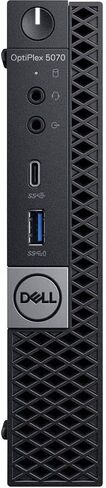 Dell Optiplex 5070 Micro MFF Desktop Computer Business Mini PC ، Intel Core I5-9500T ، RAM 16GB ، 512GB SSD ، Wi-Fi ، لوحة المفاتيح والماوس ، Windows 11 Pro (متجدد) in Saudi Arabia