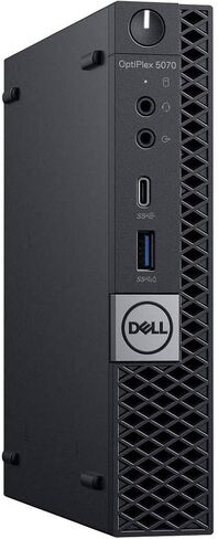Dell Optiplex 5070 Micro MFF Desktop Computer Business Mini PC ، Intel Core I5-9500T ، RAM 16GB ، 512GB SSD ، Wi-Fi ، لوحة المفاتيح والماوس ، Windows 11 Pro (متجدد) in Saudi Arabia