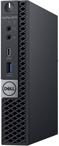 Dell Optiplex 5070 Micro MFF Desktop Computer Business Mini PC ، Intel Core I5-9500T ، RAM 16GB ، 512GB SSD ، Wi-Fi ، لوحة المفاتيح والماوس ، Windows 11 Pro (متجدد) in Saudi Arabia