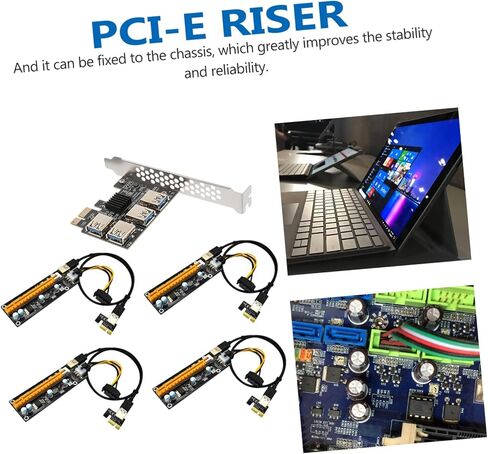 Artibetter PCI E Extender Card Port USB محول USB مع توسيع قابس طرفي مستقر PCI Express لأجهزة كمبيوتر سطح المكتب لا طاقة خارجية مطلوبة مطلوبة بيانات موثوقة نقل البيانات in Saudi Arabia