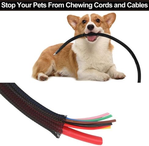 100ft-1/8inch White White Loved Cable Management Wrap ، Sire Cable Sleeve ، Cord Protector Organizer for Home ، Office ، Audio HDMI Cable ، Automotive in Saudi Arabia