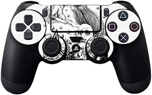 MightySkins Skin Compatible with Sony PS4 Controller - Disoriented | Protective, Durable, and Unique Vinyl Decal wrap Cover | Easy to Apply, Remove, and Change Styles | Made in The USA in Saudi Arabia