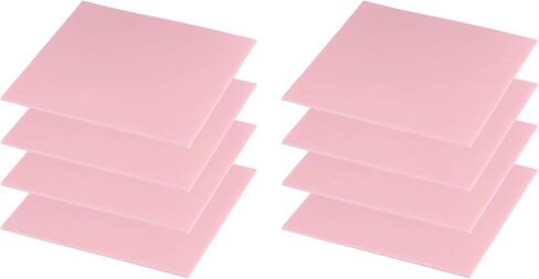 PATIKIL THERMAL PADS 100X100X1.5MM ، 8 Pack Pack Silicone Cooling Pad for CPU GPU IC PCIE M.2 2280 SSD NVME THEADINK ، PINK in Saudi Arabia