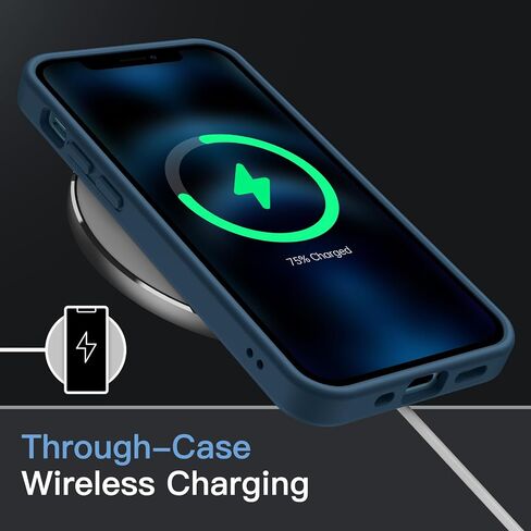 حافظة JETech غير لامعة لهاتف iPhone 12 Pro Max مقاس 6.7 بوصة، حماية من السقوط بدرجة عسكرية مقاومة للصدمات، غطاء هاتف خلفي شفاف بلوري، مضاد لبصمات الأصابع (أسود) in Saudi Arabia