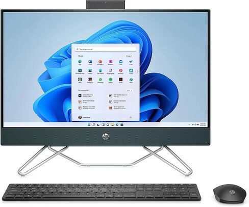 HP AIO-24-CB1092DS Business All-in-One Desktop 2023 23.8" FHD 1920x1080 Touchscreen, Intel i5-1235U 10-Core Intel Iris Xe Graphics, 16GB DDR4 1TB SSD Wi-Fi Bluetooth 5.2 Windows 11 Pro Dark Green in Saudi Arabia