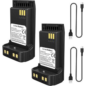 Baofeng UV32 Battery Radio ، 2500mAh USB-C Charging BC-32UV Printed Origin in Kuwait