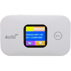 Diyeeni 4G LTE WiFi Mobile Hotspot, Portable Router with SIM Card, 10 Connected Devices, 300Mbps High Speed Internet Hotspot Device for Travel Camping Remote Work in Saudi Arabia
