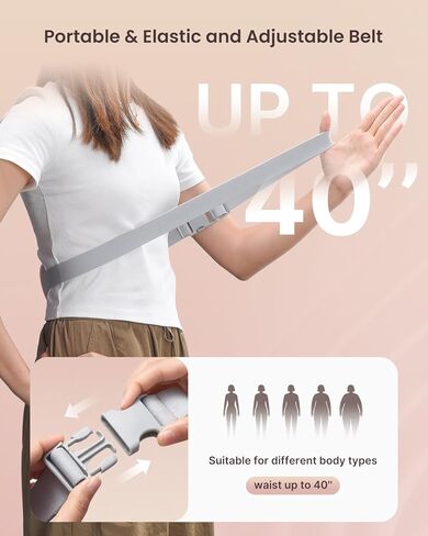 New 2024 iDOO Heating Pad for Period Cramps Portable, Cordless Heat Pad for Cramps Pain Relief, Heating Belly Wrap Belt, Valentines Day Gifts for Women and Girl (Pink) in Kuwait