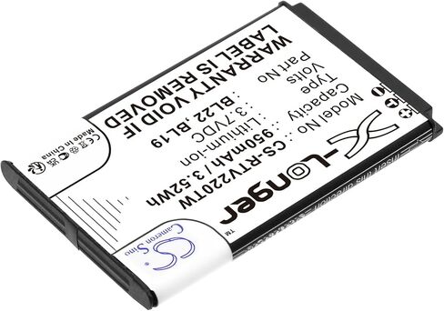 Cameron Sino (5pcs) بطارية بديلة لـ re'tevis BL19 BL22 DT22 RT15 RT19 RT22 RT22S RT619 RT622 950MAH/3.7V in Kuwait