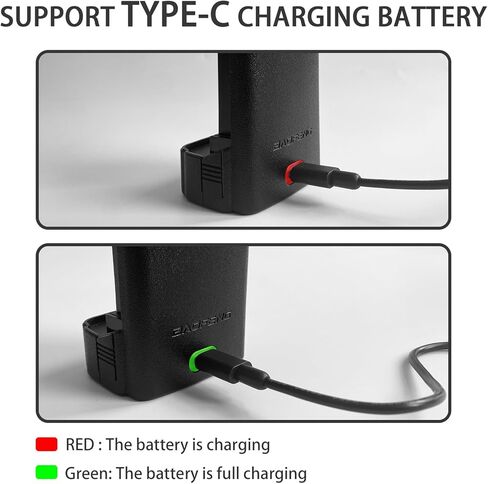 Baofeng UV32 Battery Radio ، 2500mAh USB-C Charging BC-32UV Printed Origin in Kuwait