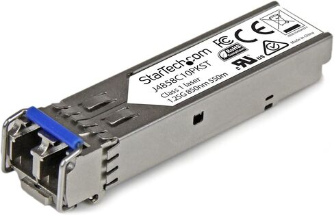 Startech.com 10 Pack HPE J4859C التوافق SFP MODULE1000BASE-LX GBE الوضع الفردي (SMF)/Multi MODE (MMF) TROPSEIVER OPTIVE OPTIVE 1GE GIGABIT ETHERNET SFP-LC 10KM-1310NM DDM HPE 1400 1700 in Saudi Arabia