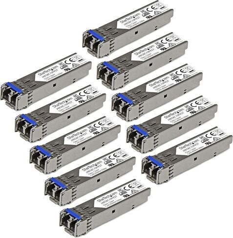 Startech.com 10 Pack HPE J4859C التوافق SFP MODULE1000BASE-LX GBE الوضع الفردي (SMF)/Multi MODE (MMF) TROPSEIVER OPTIVE OPTIVE 1GE GIGABIT ETHERNET SFP-LC 10KM-1310NM DDM HPE 1400 1700 in Saudi Arabia